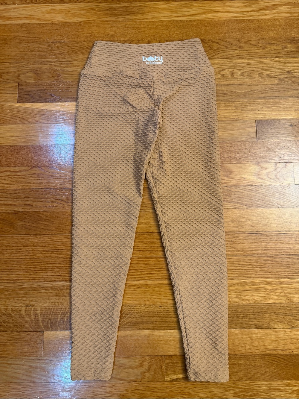 Booty By Brabants Croco Skin Leggings Tan/Caramel/Dolce - One Size Fits Most